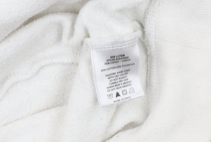 Mens UK Size S Levi's White Pullover Hoodie