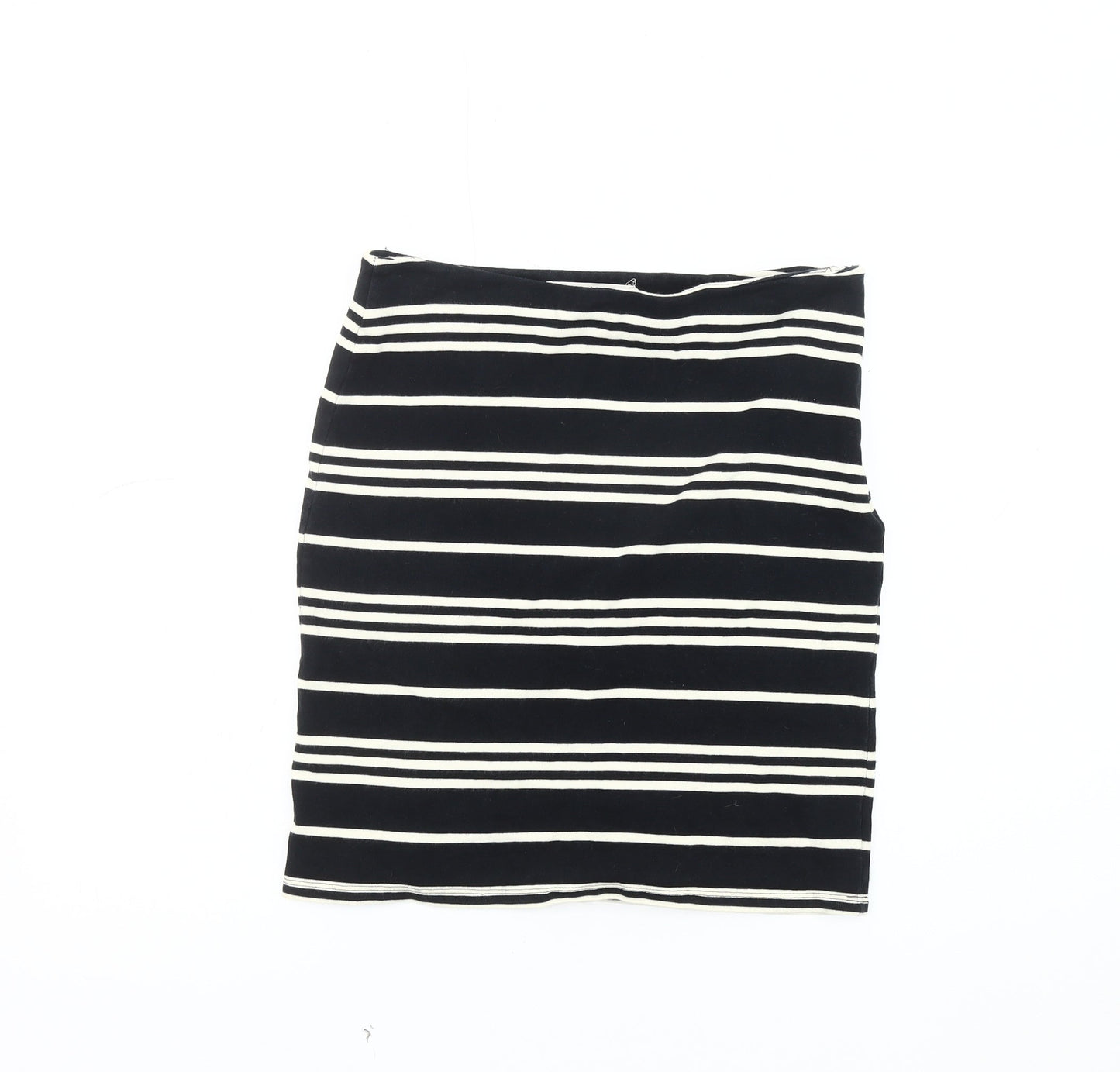 Nice Things Women's Black Striped Pencil Skirt S