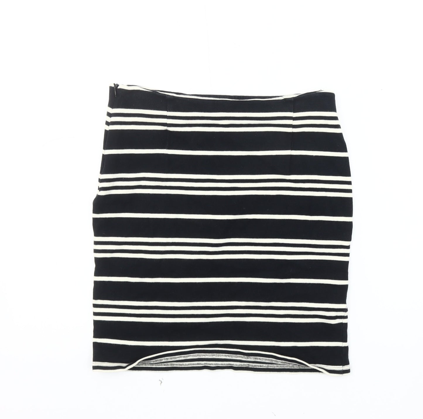 Nice Things Women's Black Striped Pencil Skirt S