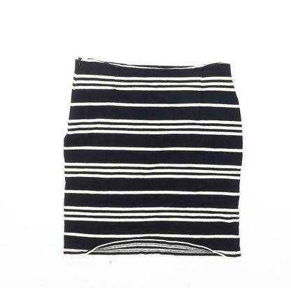 Nice Things Women's Black Striped Pencil Skirt S