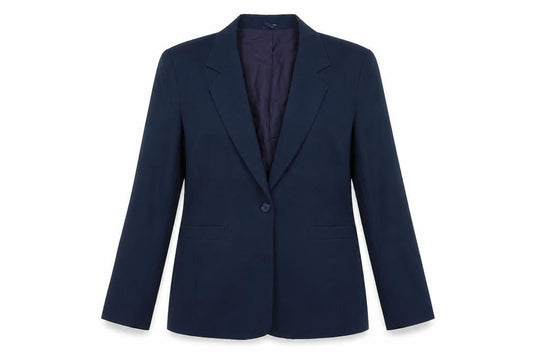 Front view of C&A Women's Blue Blazer, size 10