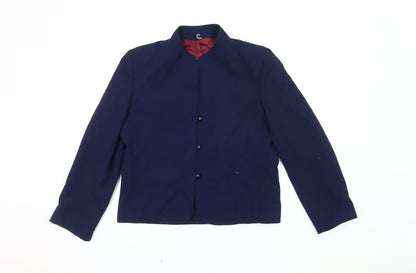 Pandora Women's Blue Blazer, Size 14, Lined, Classic Fit