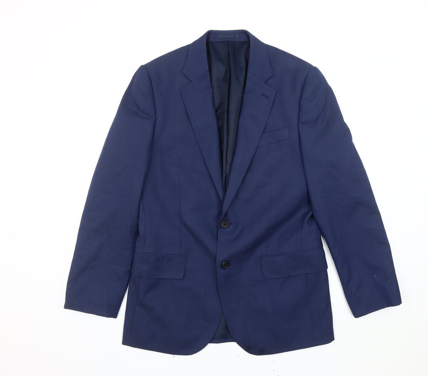 Jaeger Men's Blue Slim Blazer, 36, Formal, Business