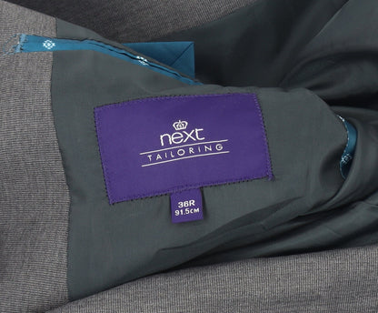 Next Men's Grey Blazer 36R Regular Fit Jacket