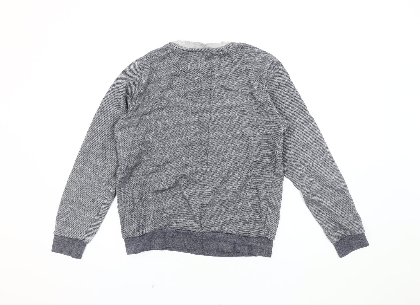 Mens UK Size S River Island Grey Pullover Sweatshirt