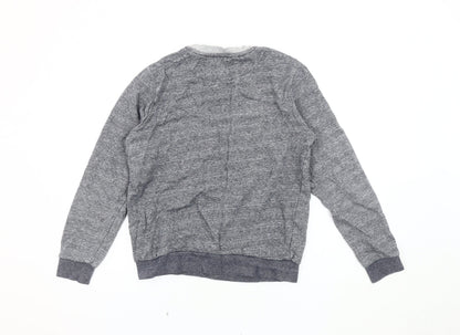 Mens UK Size S River Island Grey Pullover Sweatshirt