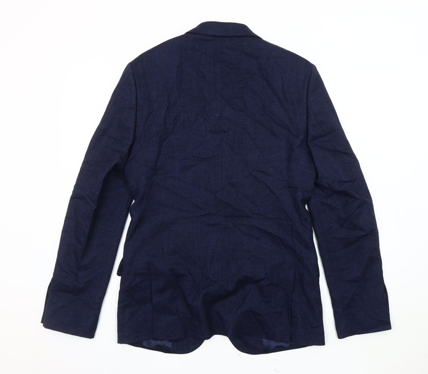 Moss London Men's Blue Slim Fit Blazer