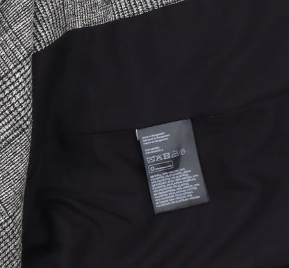 H&M Women's Grey Blazer, Size 10, Regular Fit, Lined