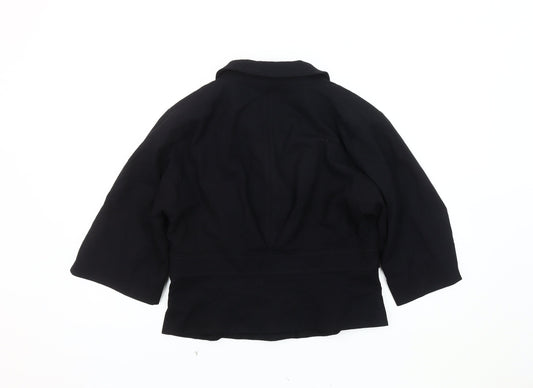 Next Women's Black Cropped Blazer, Size 14, Elegant Look