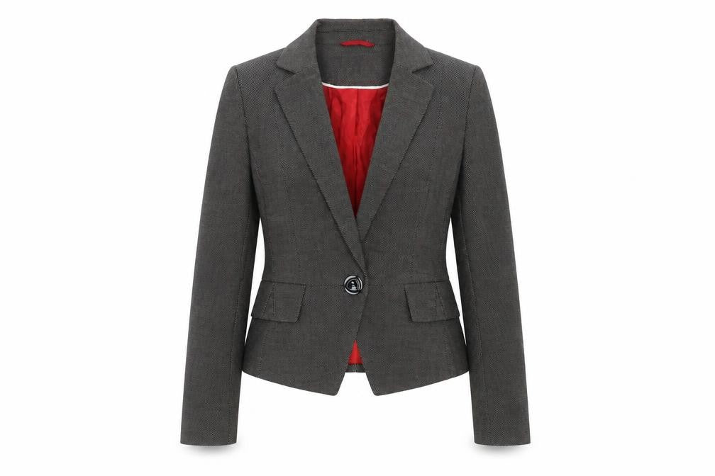 Womens UK Size 10 Marks and Spencer Regular Grey Blazer