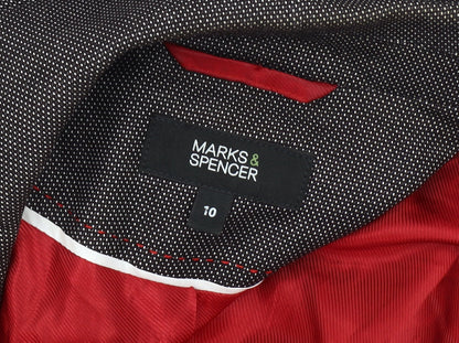 Marks and Spencer Women's Grey Blazer, Size 10, Business/Casual