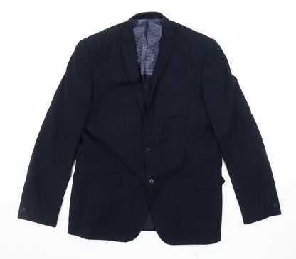 Mens UK Size 42 Red Herring Regular Blue Suit Jacket