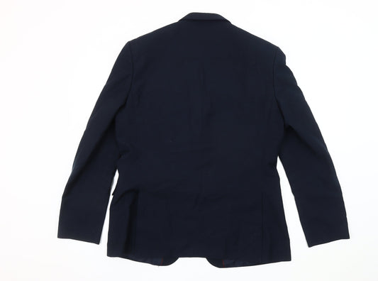 Mens UK Size 42 Red Herring Regular Blue Suit Jacket