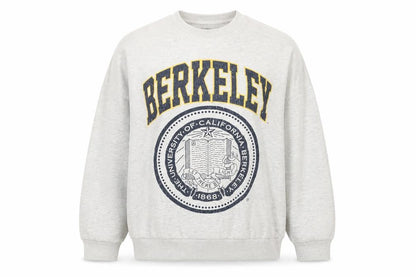 Womens UK Size 8 Bershka Grey Pullover Sweatshirt