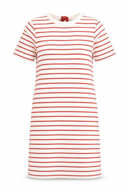 Great Plains Women's Red & White T-Shirt Dress