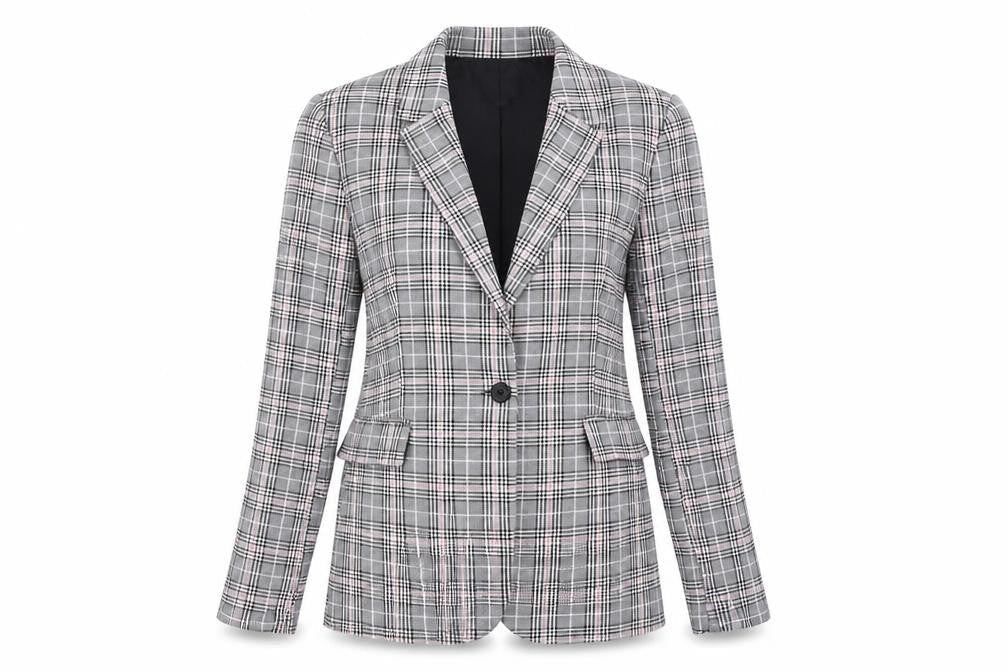 Womens UK Size 8 Stradivarius Regular Multicoloured Blazer