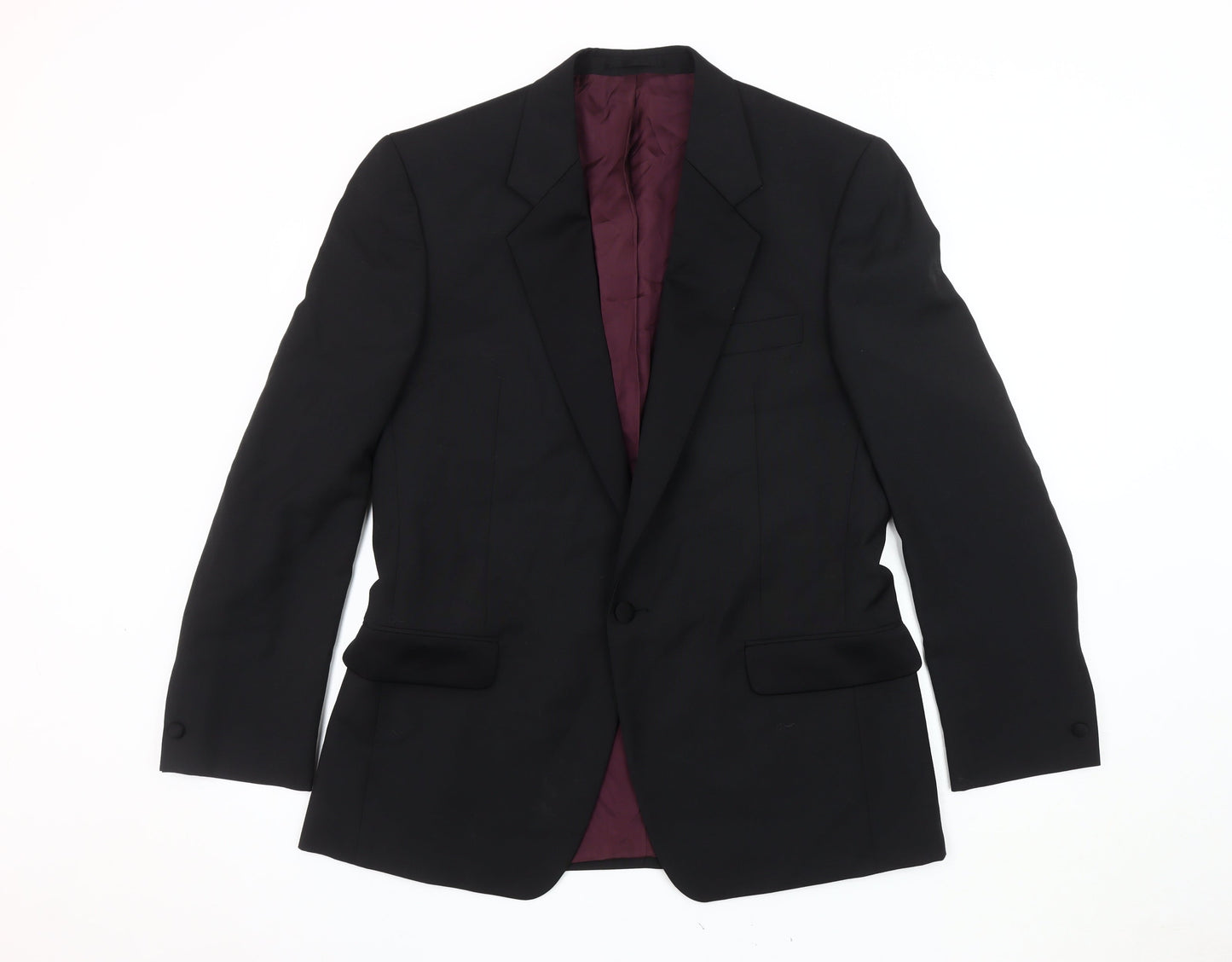 Mens UK Size 40 Executex Regular Black Suit Jacket