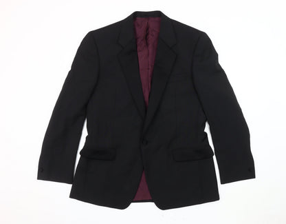 Mens UK Size 40 Executex Regular Black Suit Jacket