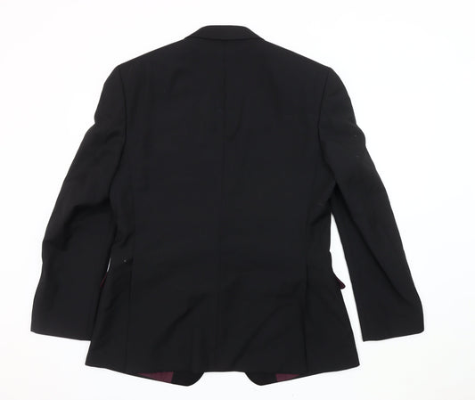 Mens UK Size 40 Executex Regular Black Suit Jacket