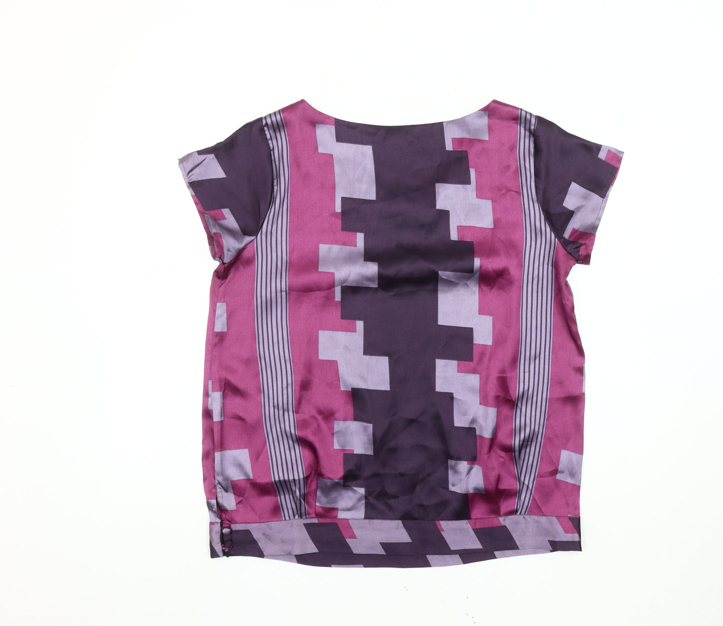 Womens UK Size 14 NEXT Multicoloured Basic Blouse