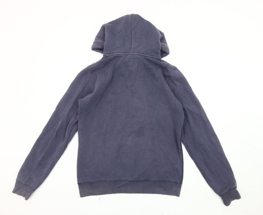 Womens UK Size 12 Jack Wills Blue Pullover Hoodie