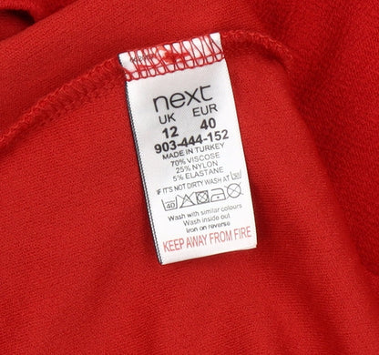 Next Women's Red Sheath Off-Shoulder Dress