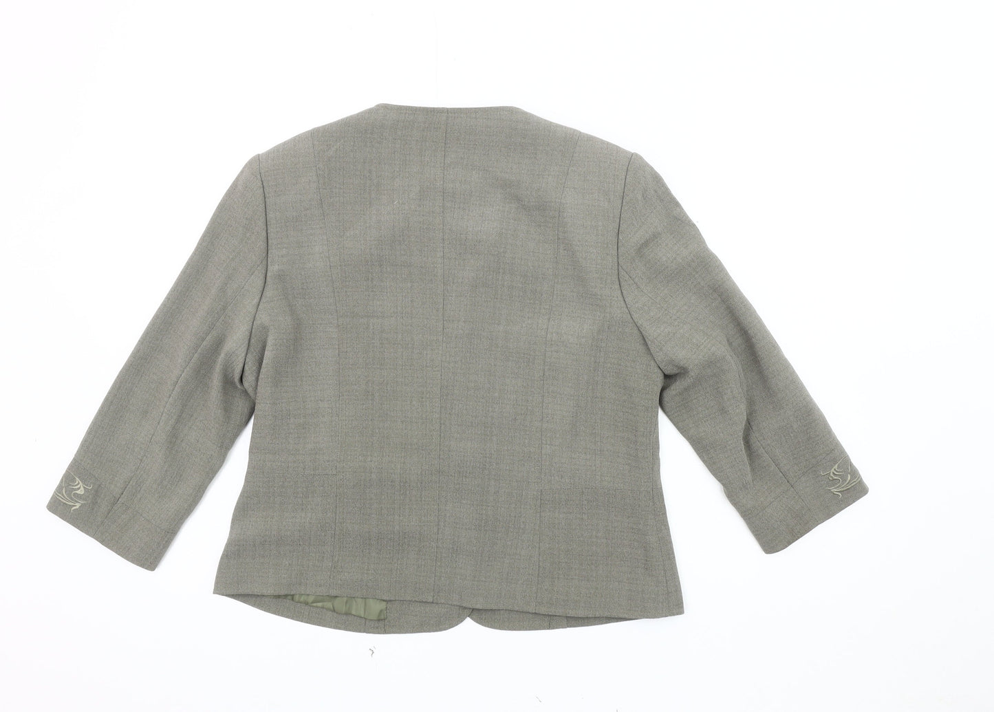 Brandtex Women's Grey Blazer Size 12