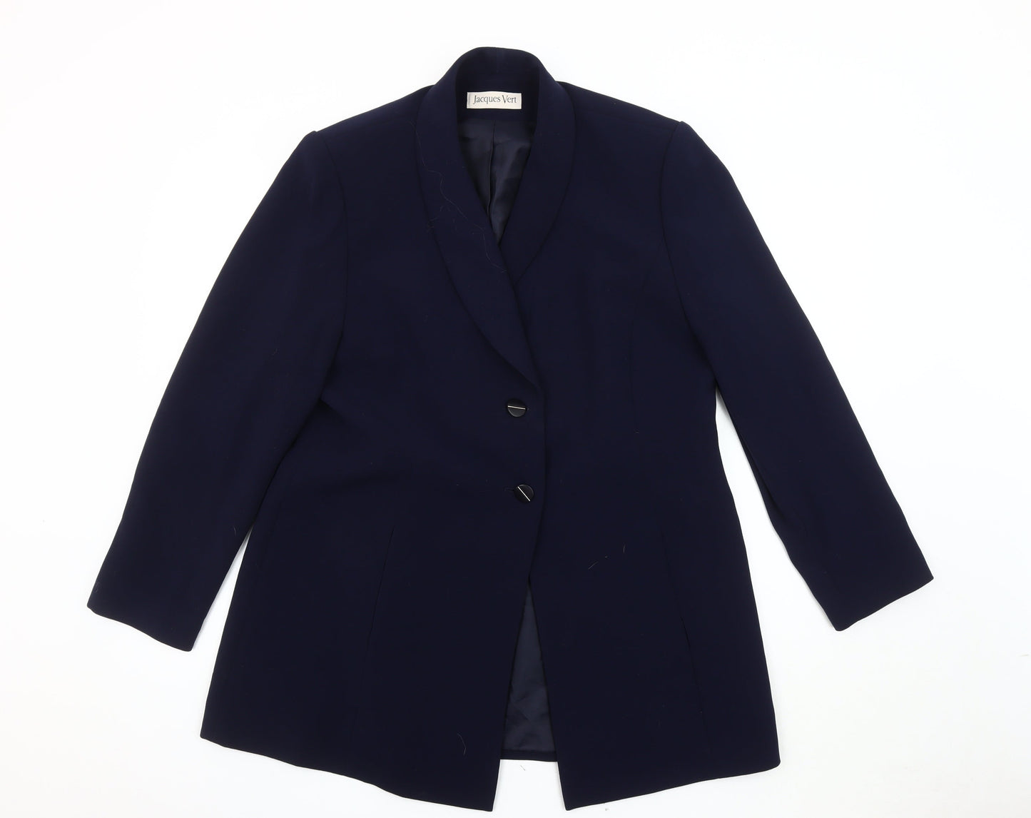 Jacques Vert Women's Blue Blazer, Size 16, Classic Cut
