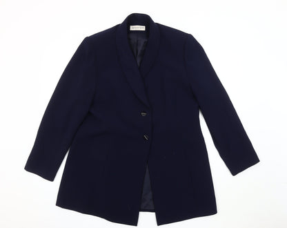 Jacques Vert Women's Blue Blazer, Size 16, Classic Cut