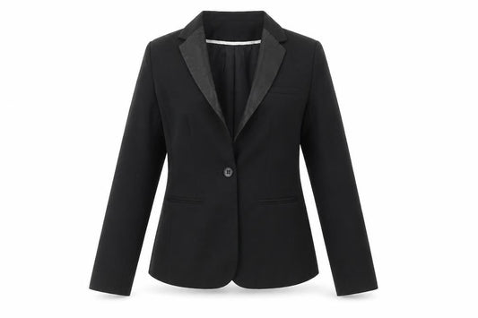Womens UK Size L Bershka Regular Black Blazer