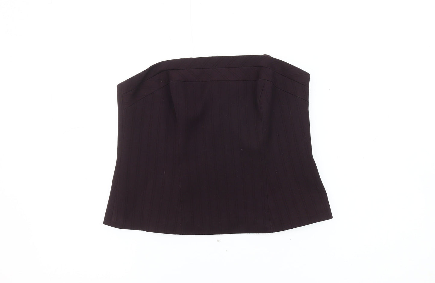 Womens UK Size 14 NEXT Brown Cropped Blouse