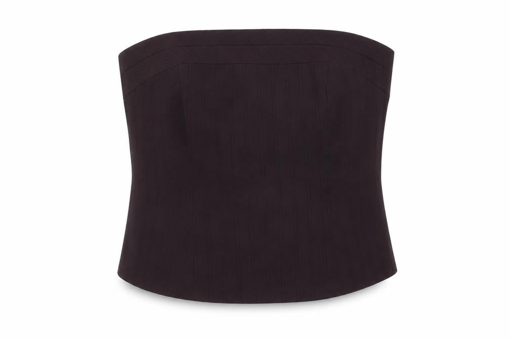 Womens UK Size 14 NEXT Brown Cropped Blouse