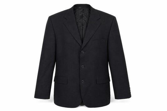 Burton Men's Grey Regular Fit Blazer, 40 in, Classic Style