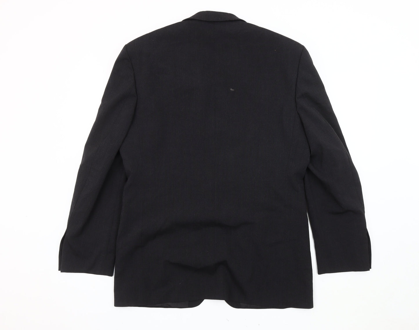 Burton Men's Grey Regular Fit Blazer, 40 in, Classic Style