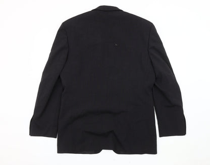 Burton Men's Grey Regular Fit Blazer, 40 in, Classic Style