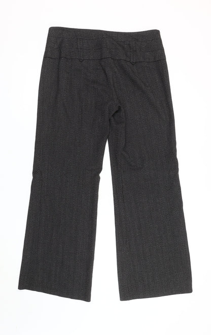 Womens UK Size 14 Dorothy Perkins Regular Fit Business Formal Black Trousers