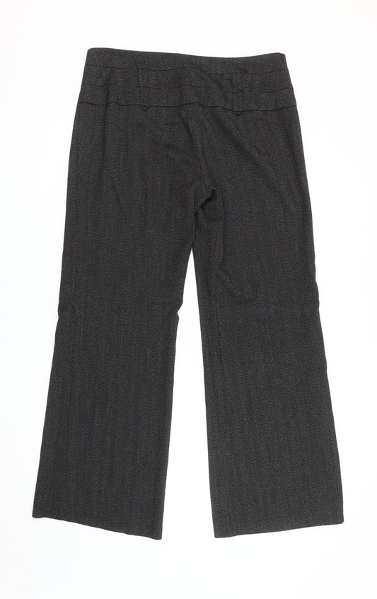 Womens UK Size 14 Dorothy Perkins Regular Fit Business Formal Black Trousers