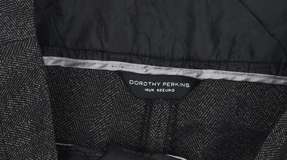 Womens UK Size 14 Dorothy Perkins Regular Fit Business Formal Black Trousers