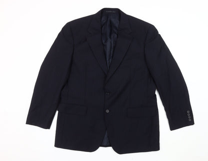 Mens UK Size 42 Scott & Taylor Regular Blue Suit Jacket