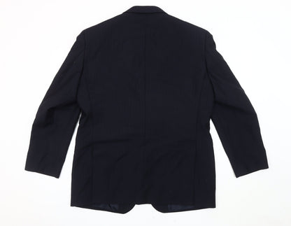 Mens UK Size 42 Scott & Taylor Regular Blue Suit Jacket