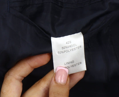 Mens UK Size 42 Scott & Taylor Regular Blue Suit Jacket