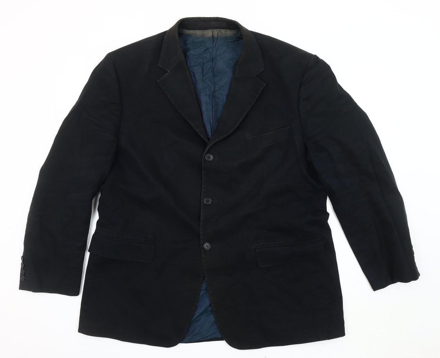 Mens UK Size 44 Marks and Spencer Regular Blue Suit Jacket
