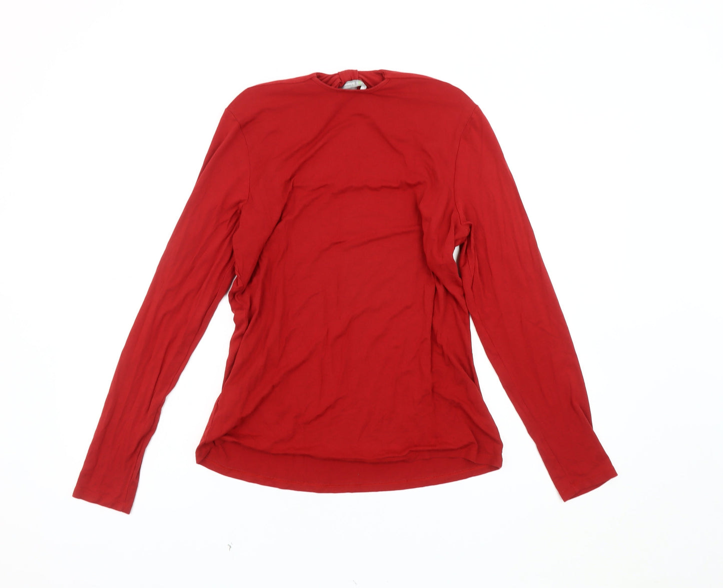 Womens UK Size 14 Marks and Spencer Red Basic Blouse