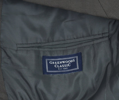 Greenwoods Classic Brown Men's Wool Blazer Jacket