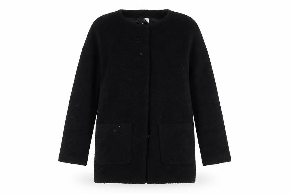 Womens UK Size 4 H&M Black Basic Jacket