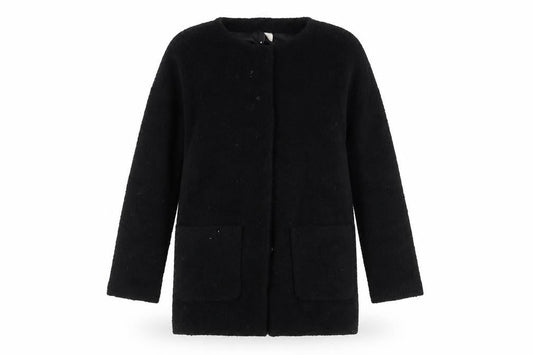 Womens UK Size 4 H&M Black Basic Jacket