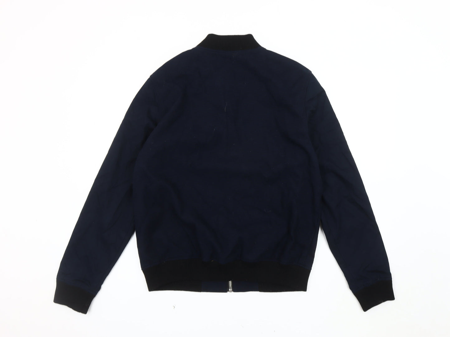 Mens UK Size M Topman Blue Bomber Jacket