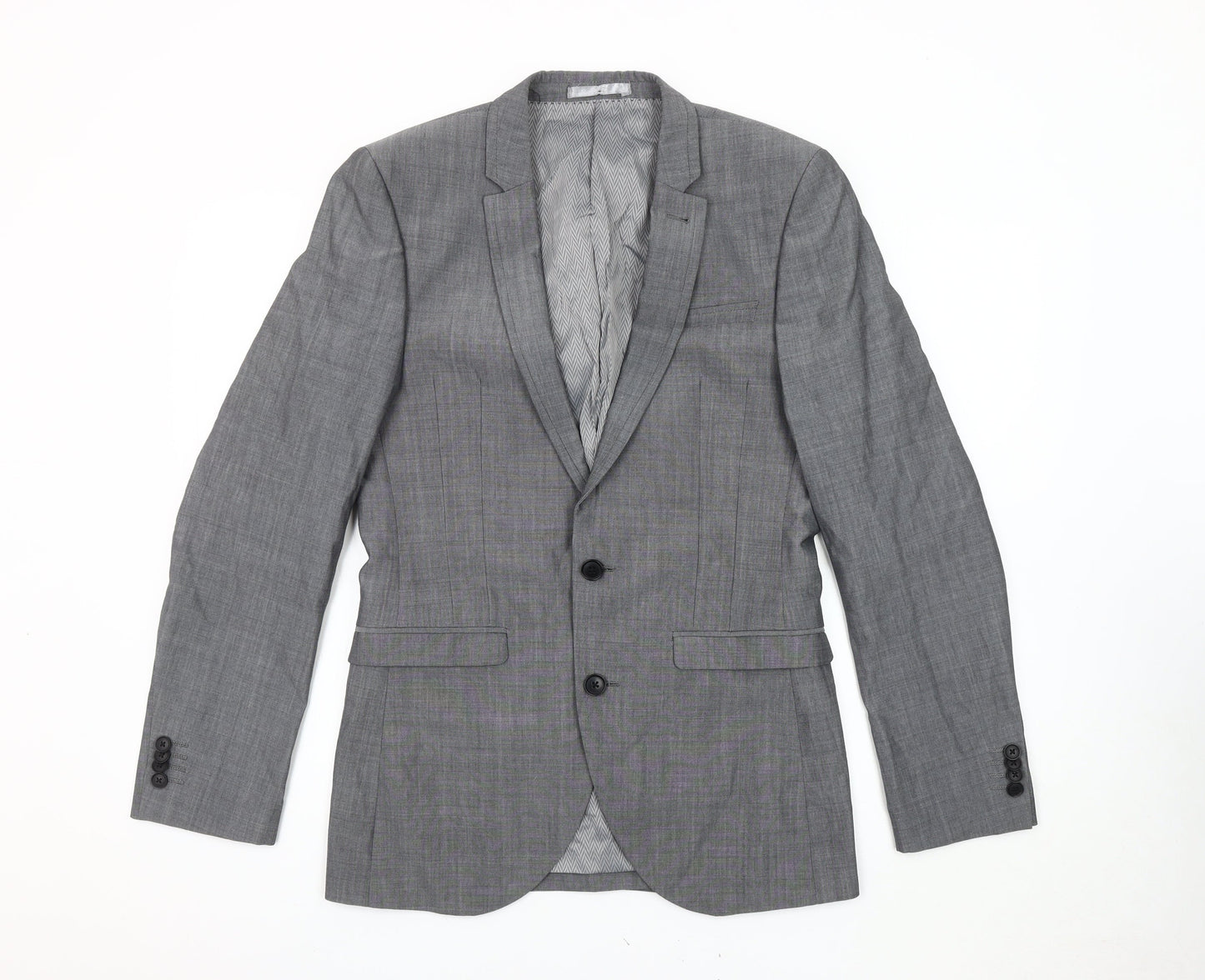 Next Men's Grey Suit Jacket 36R Formal