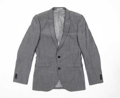 Next Men's Grey Suit Jacket 36R Formal