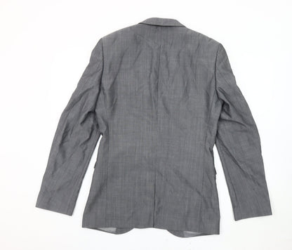 Next Men's Grey Suit Jacket 36R Formal